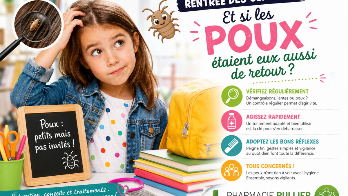 poux rentrée des classes prévention traitement